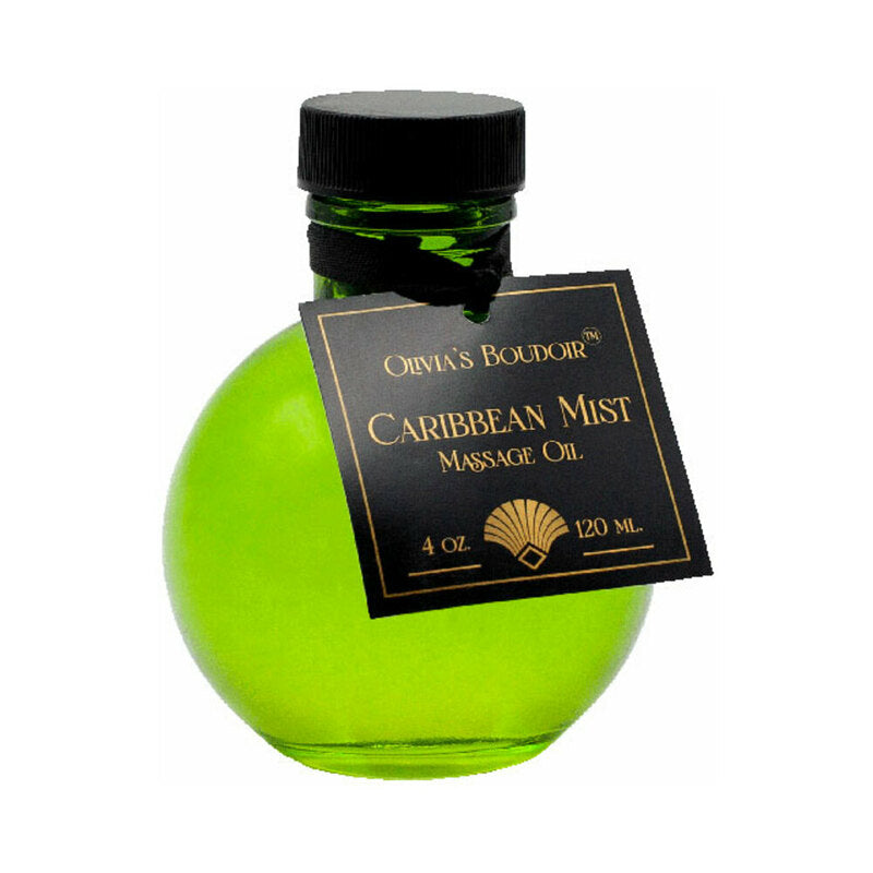 Olivia's Boudoir Massage Oil Caribbean Mist 4 oz.